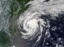 NOAA image of  tropical storm Beryl over New England 7-11-24